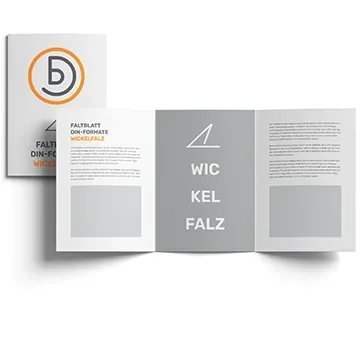 Faltblatt DIN-Formate Wickelfalz