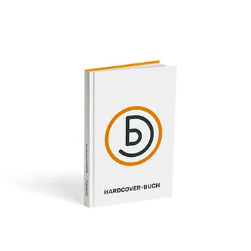 Hardcover-Buch DIN A6