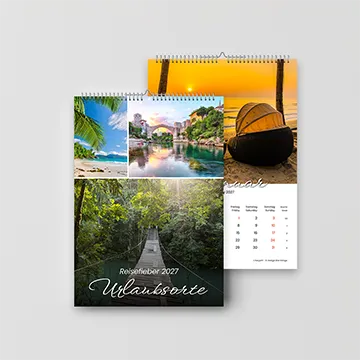 Kalender "Urlaubsorte" 2027 online gestalten