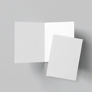 Klappkarten Gestaltungsvorlage