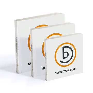 Softcover-Bücher quadrat