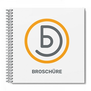Broschüre Selfcover mit Spiralbindung Quadrat