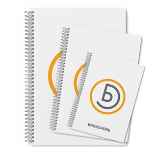 Broschüre mit Spiralbindung DIN-Formate