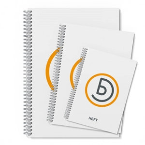 Heft Selfcover mit Spiralbindung DIN-Formate