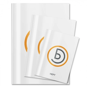 Heft mit Klebebindung