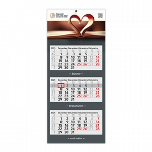 3-Monats-Wandkalender