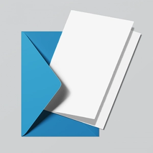 Klappkarte DIN A5 mit Briefumschlag gestalten