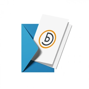 Klappkarte DIN A6 mit Briefumschlag