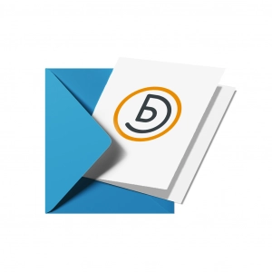 Klappkarte 148 x 148 mm mit Briefumschlag 