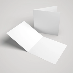 Klappkarte Quadrat gestalten