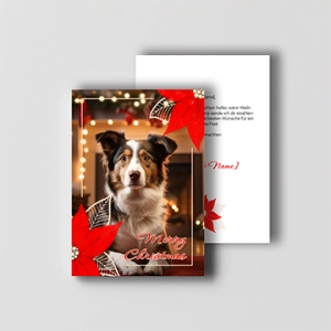 Karte Weihnachtsstern