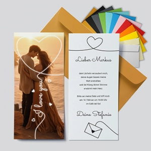 Valentinskarte I love you