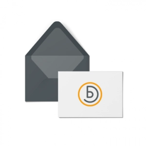 Klappkarte DIN A6 mit Briefumschlag