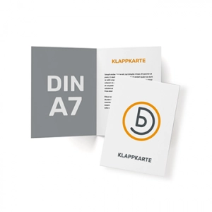 Klappkarte DIN A7
