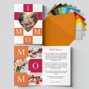 Klappkarte Muttertag MOM