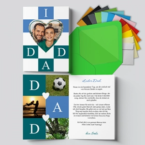 Klappkarte Vatertag DAD