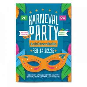 Karneval-Plakat