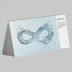 Postkartenkalender mit Aufhänger - Immerwährender Kalender