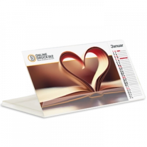 Postkartenkalender mit Aufsteller