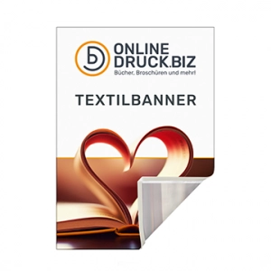 Textilbanner Wandmontage