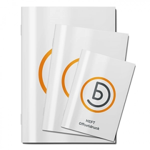 Heft mit Umschlag Offsetdruck