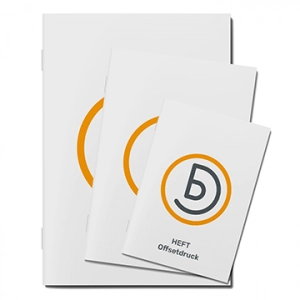 Heft Selfcover Offsetdruck