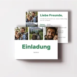 Karte Geburtstag Natur