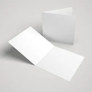 Klappkarte Quadrat gestalten