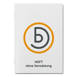 Heft ohne Veredelung