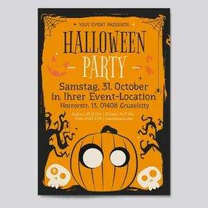 Halloween Party Plakat