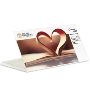 Postkartenkalender mit Aufsteller