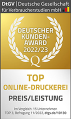 Qualitätstest Online-Druckereien 11/2022