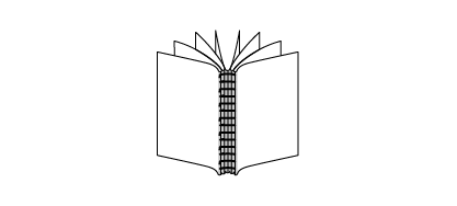 Icon Designbuch offene Fadenheftung